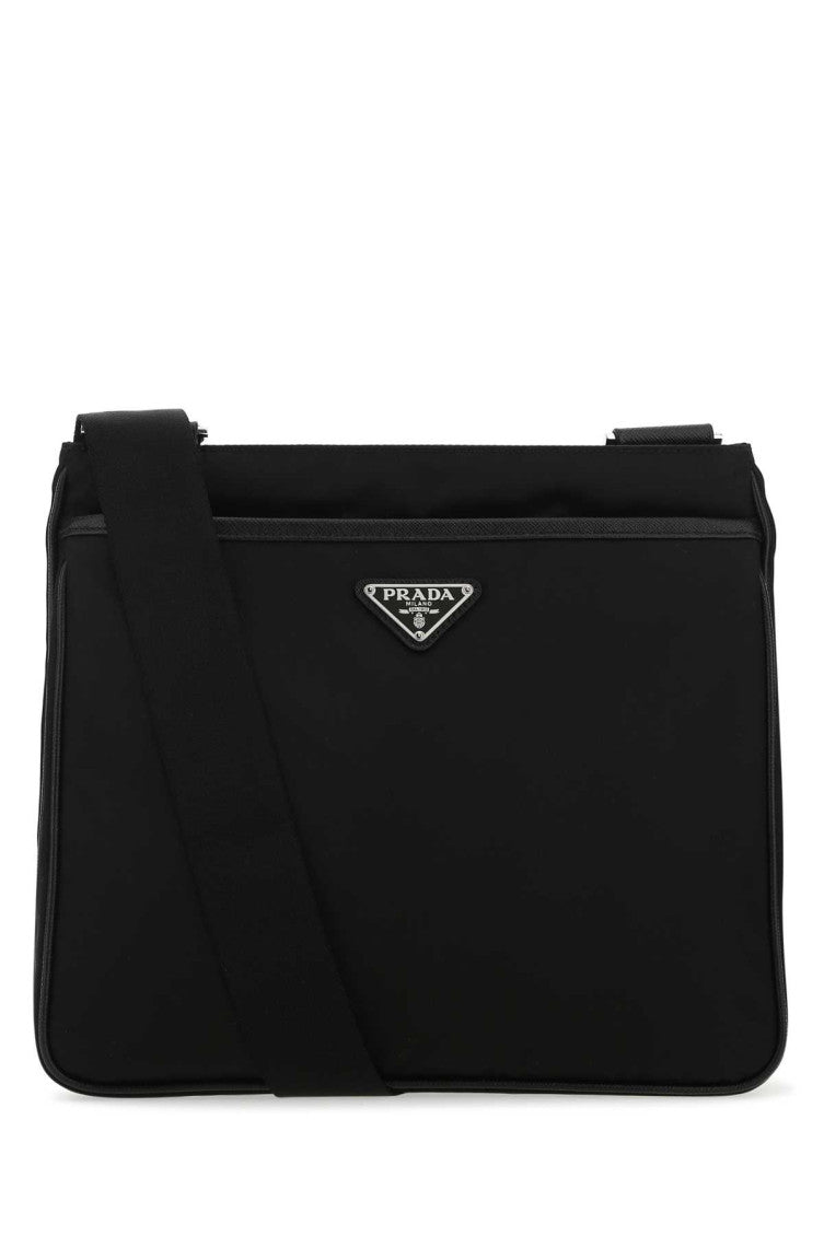 Black Re-Nylon crossbody bag 1