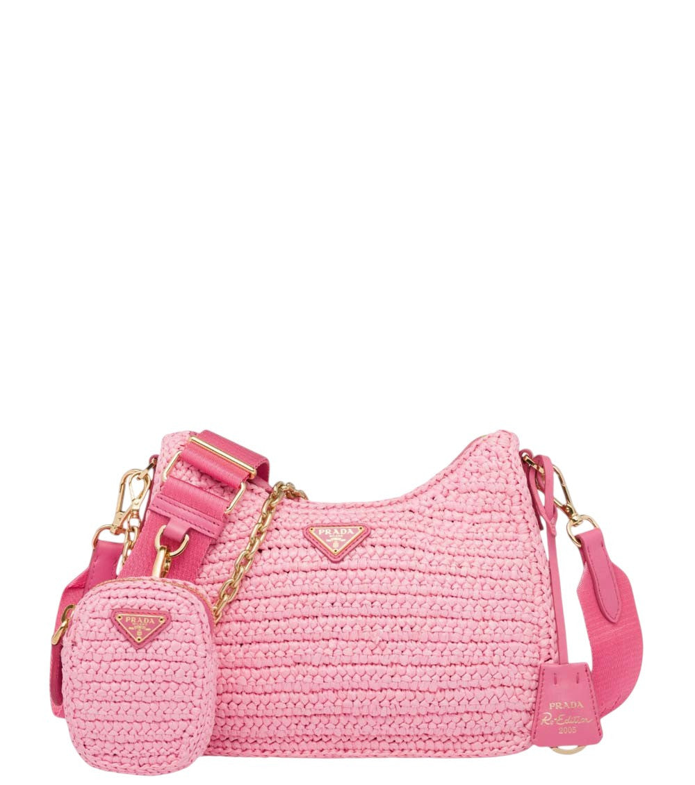 Pink Re-Edition 2005 Small Crossbody Bag 1