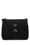 Black logo-plaque Crossbody Bag 1