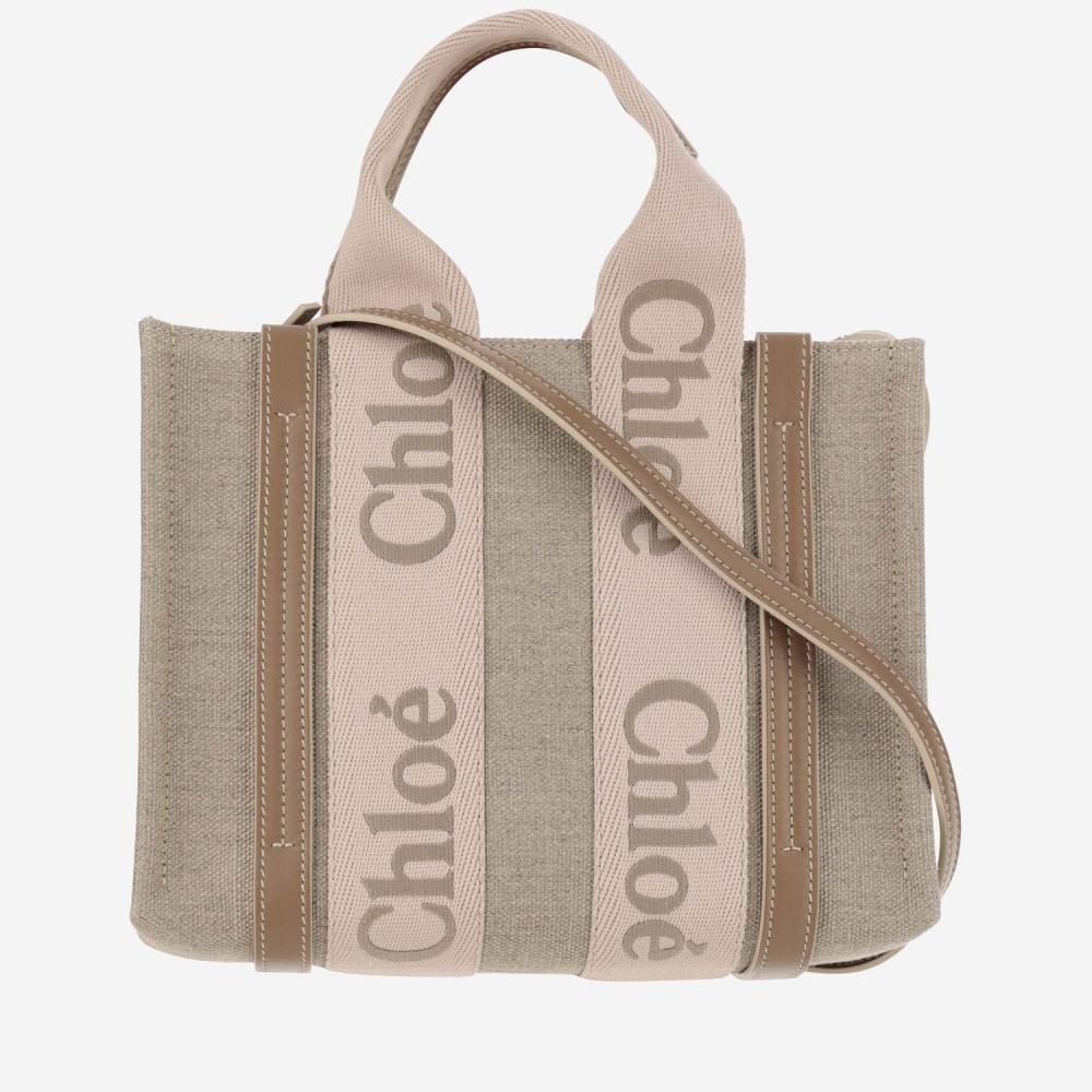 Beige Woody Small Satchel 1