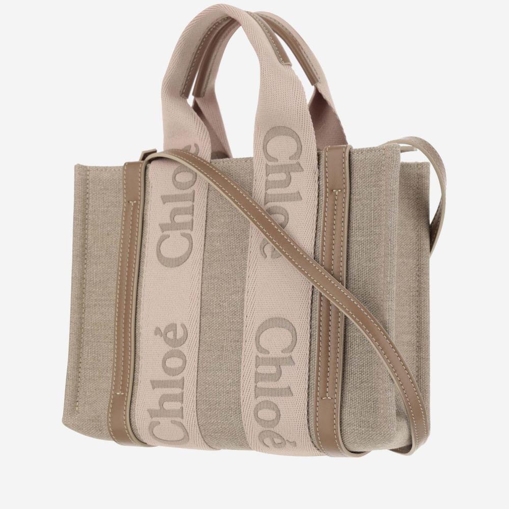 Beige Woody Small Satchel 3