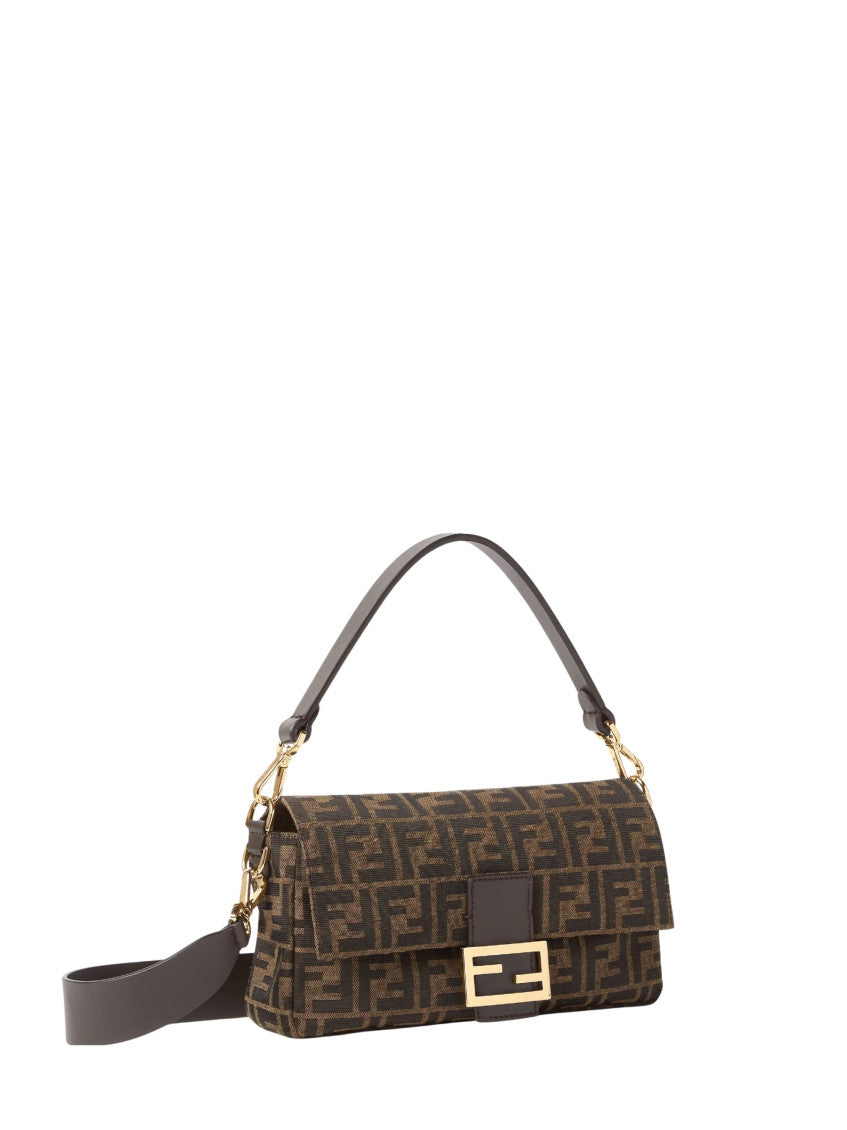 Brown Logo Medium Shoulder Bag 2