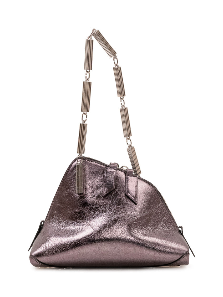 Silver La Scala Mini Clutch 1