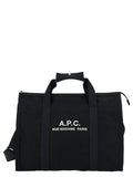Black Récupération canvas tote bag 1