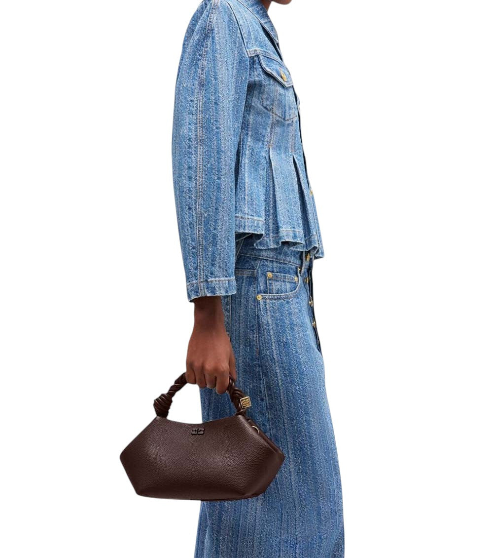 Dark Brown Bou Small Crossbody Bag 4