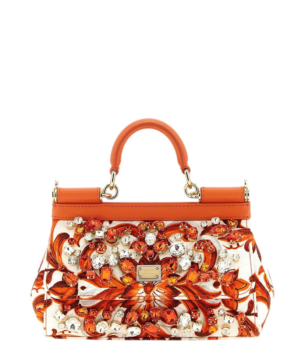 Orange Sicily Mini Satchel 1