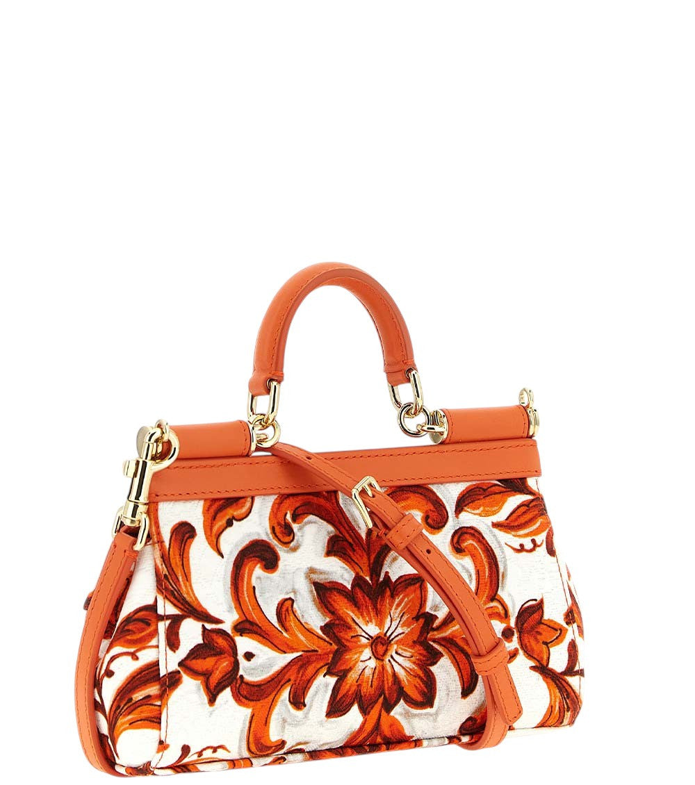 Orange Sicily Mini Satchel 2