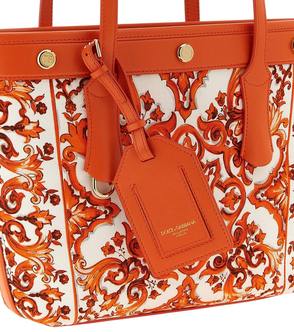 Orange Atene Small Tote 3