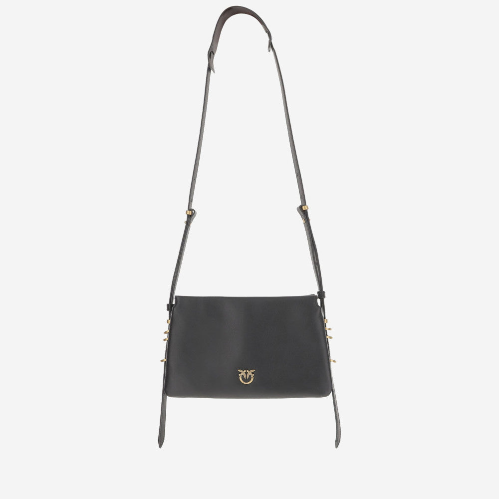 Black Logo Crossbody Bag 1