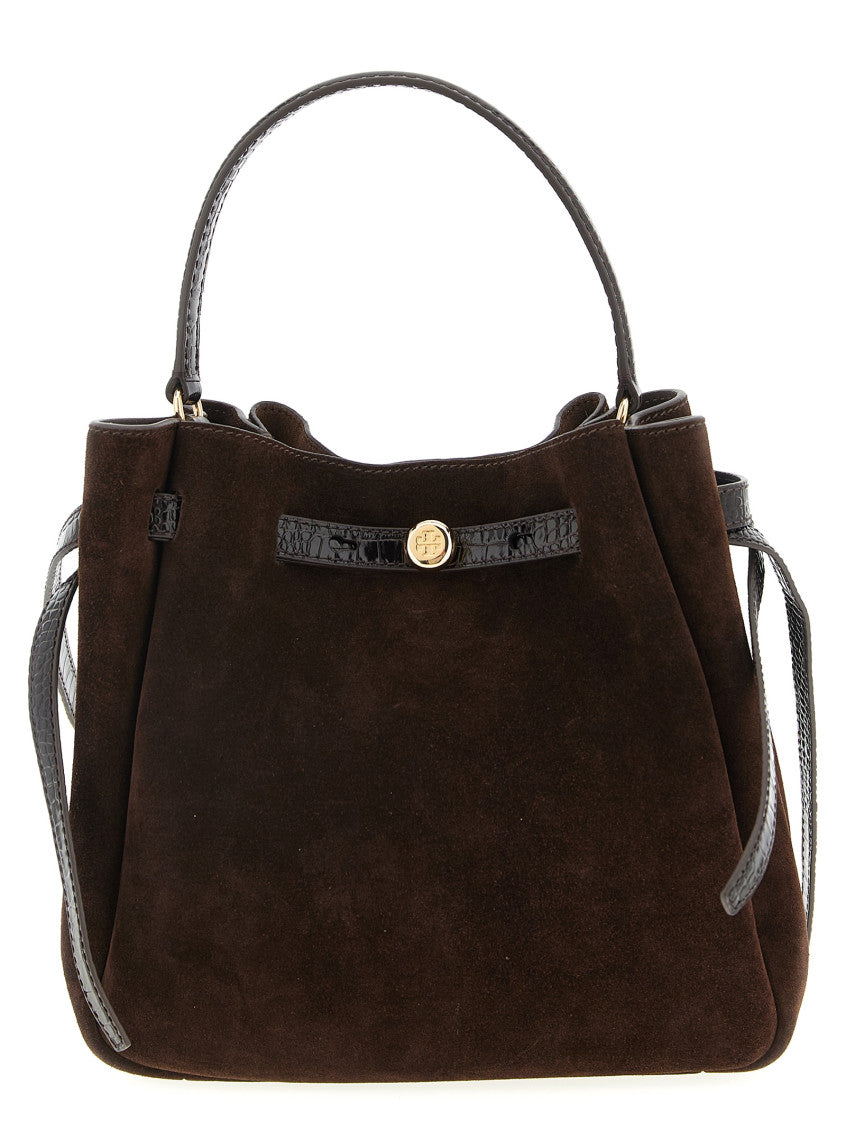 Dark Brown Romy Bucket Bag 1