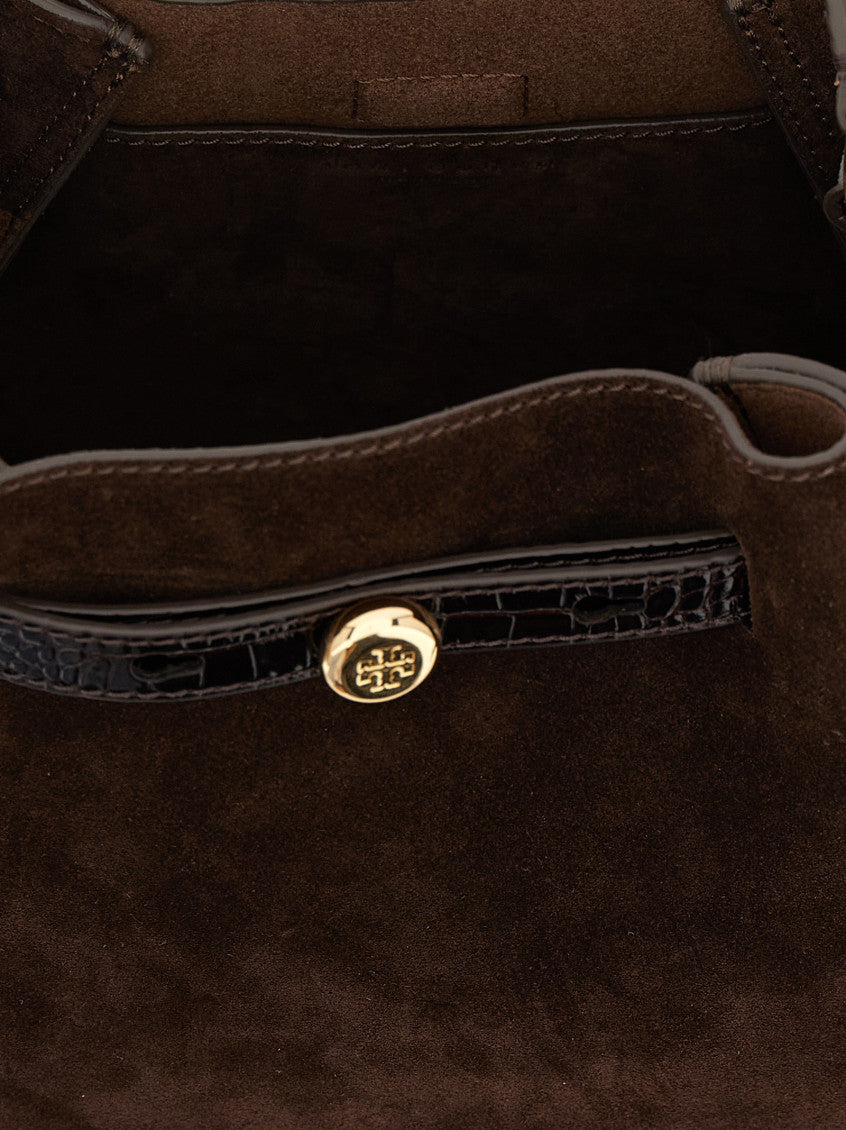Dark Brown Romy Bucket Bag 4