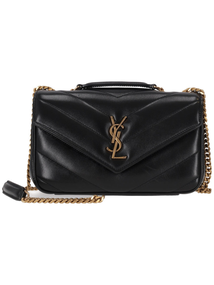 Black Loulou Small Shoulder Bag 1