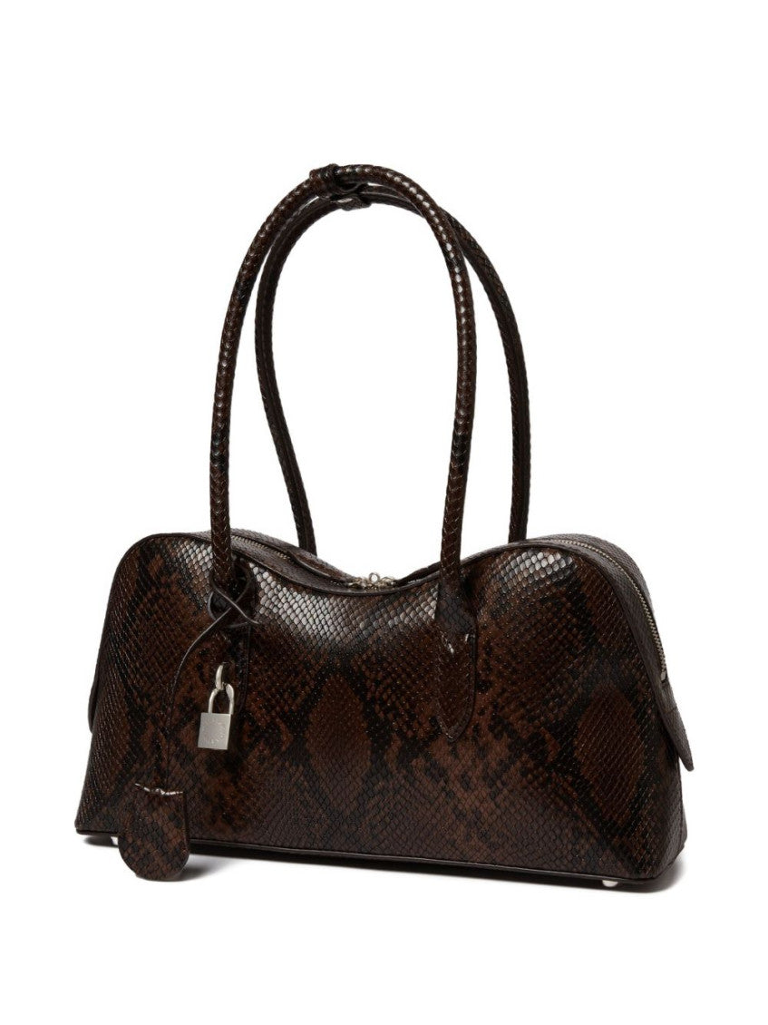 Brown Ryder Top Zip Medium Tote 2