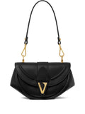Black Virtus Small Shoulder Bag 1
