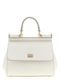 White Sicily Medium Satchel 1