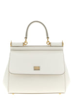 White Sicily Medium Satchel 1