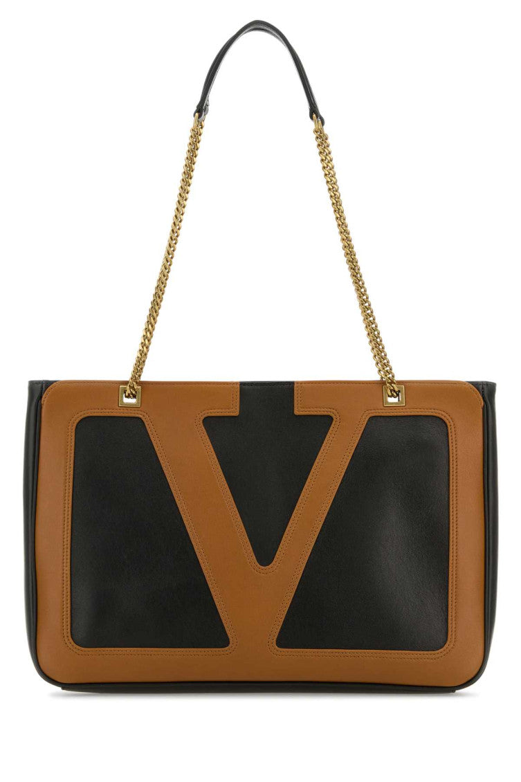 Black Viva Superstar Top Zip Medium Tote 1