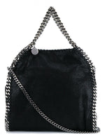 Black Falabella mini tote bag 1