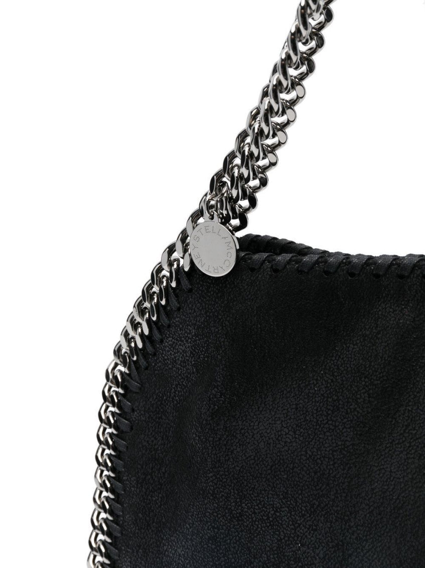 Black Falabella mini tote bag 10