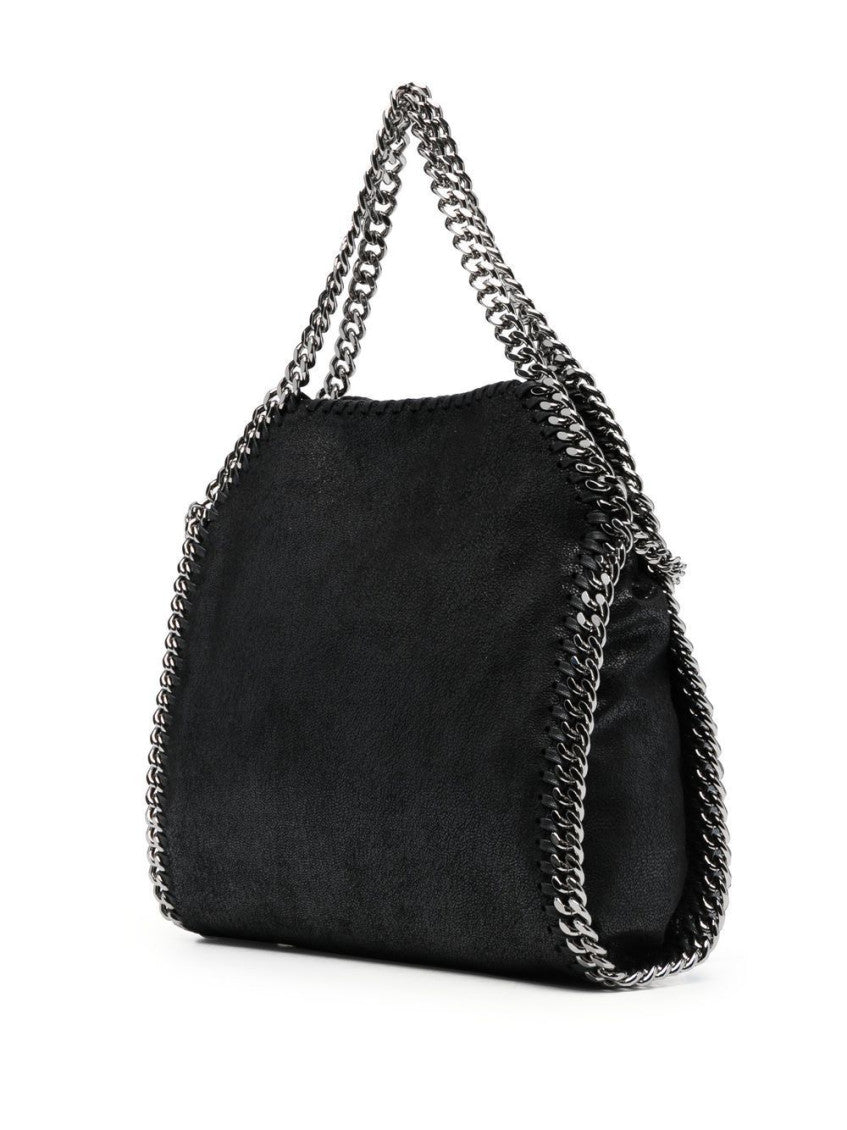 Black Falabella mini tote bag 9