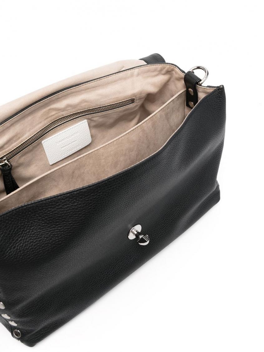 Black Postina Medium Daily leather handbag 6