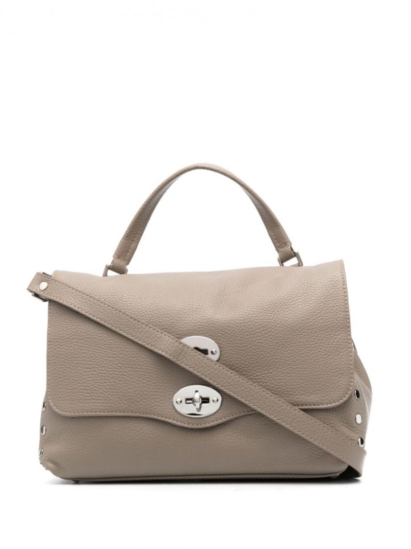 Light Grey Postina S Daily leather handbag 2