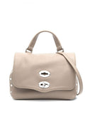 Grey Baby Postina Daily leather handbag 1