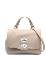 Grey Baby Postina Daily leather handbag 1