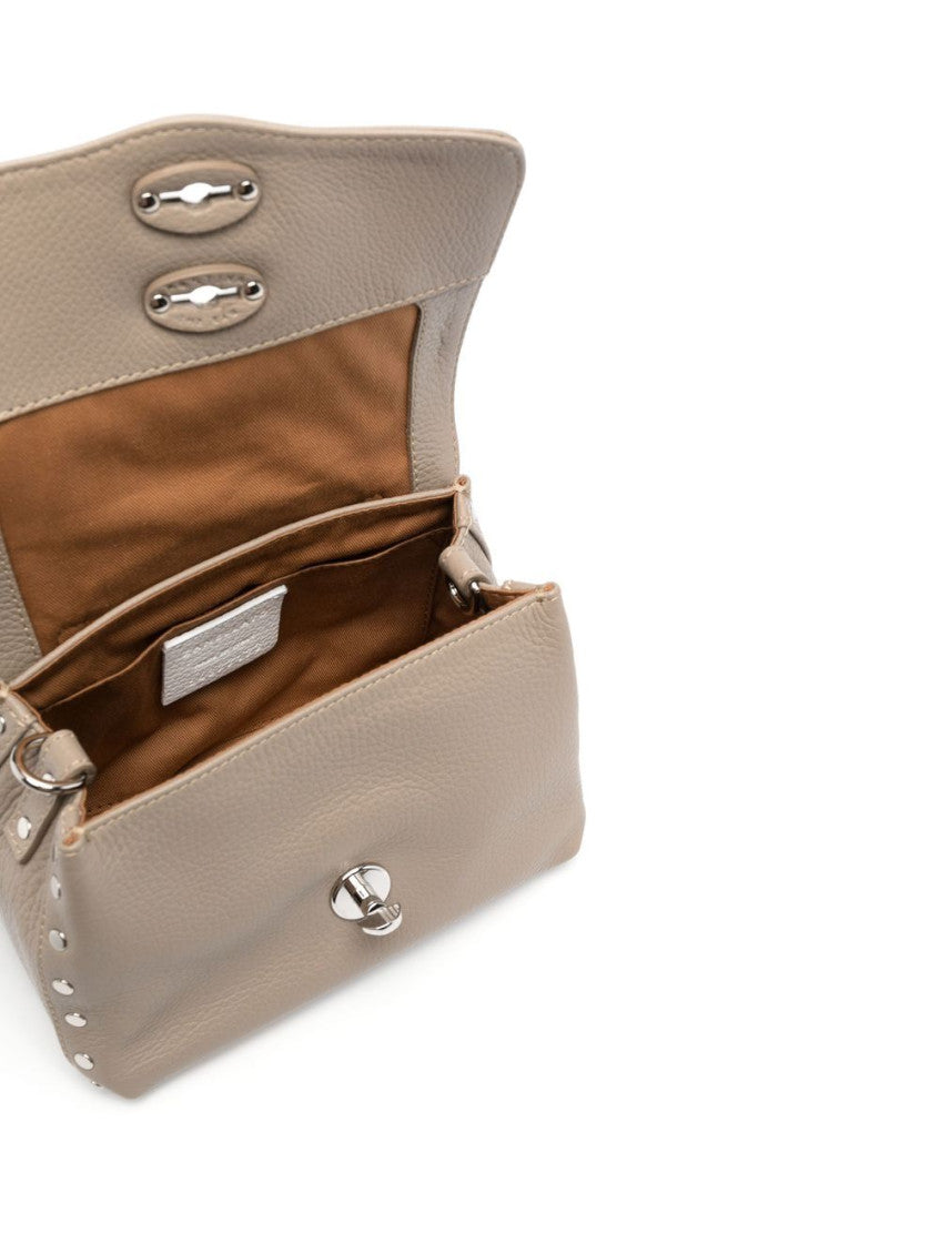 Grey Baby Postina Daily leather handbag 2