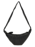 Black Croissant Crossbody Bag 1