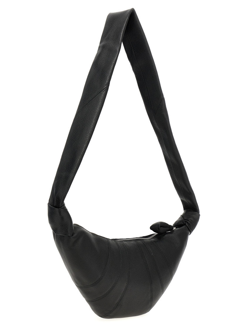 Black Croissant Crossbody Bag 2