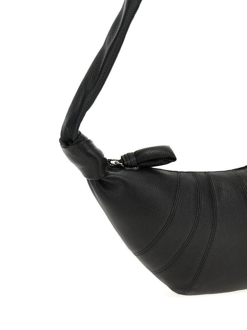 Black Croissant Crossbody Bag 3