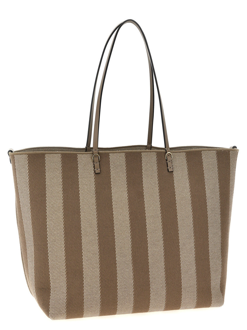 Grey Roll Large Reversible Tote 2
