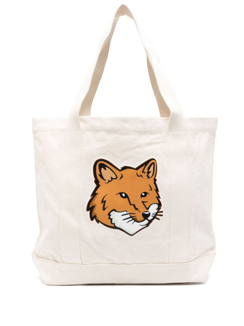Fox Head cotton tote bag 1