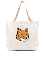 Fox Head cotton tote bag 1