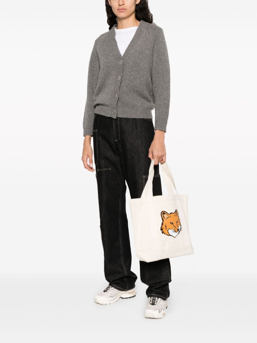 Fox Head cotton tote bag 2