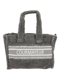Grey Courmayeur Top Zip Tote 1