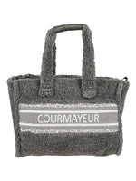 Grey Courmayeur Top Zip Tote 1