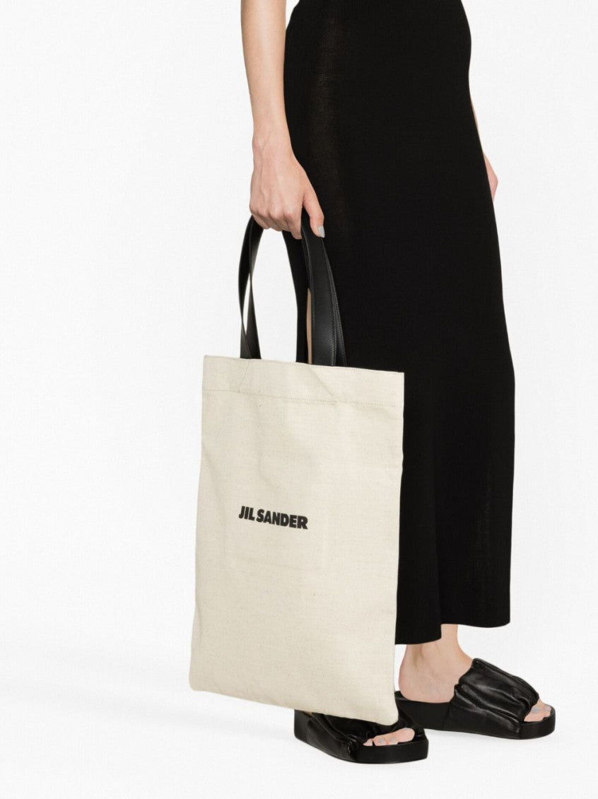 Book Tote linen shopping bag 2