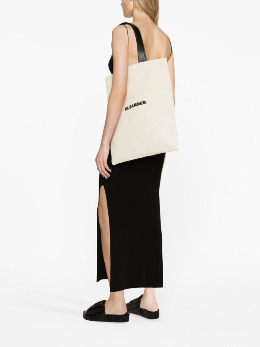 Book Tote linen shopping bag 6