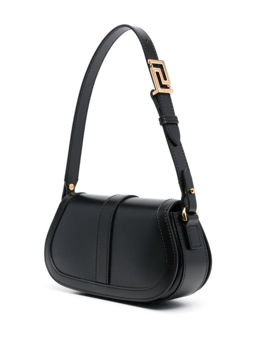 Black Greca Goddess Mini Shoulder Bag 2