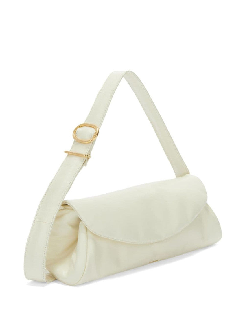 Cannolo large leather shoulder bag 5