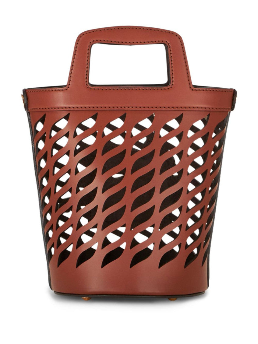 Leather bucket bag 7