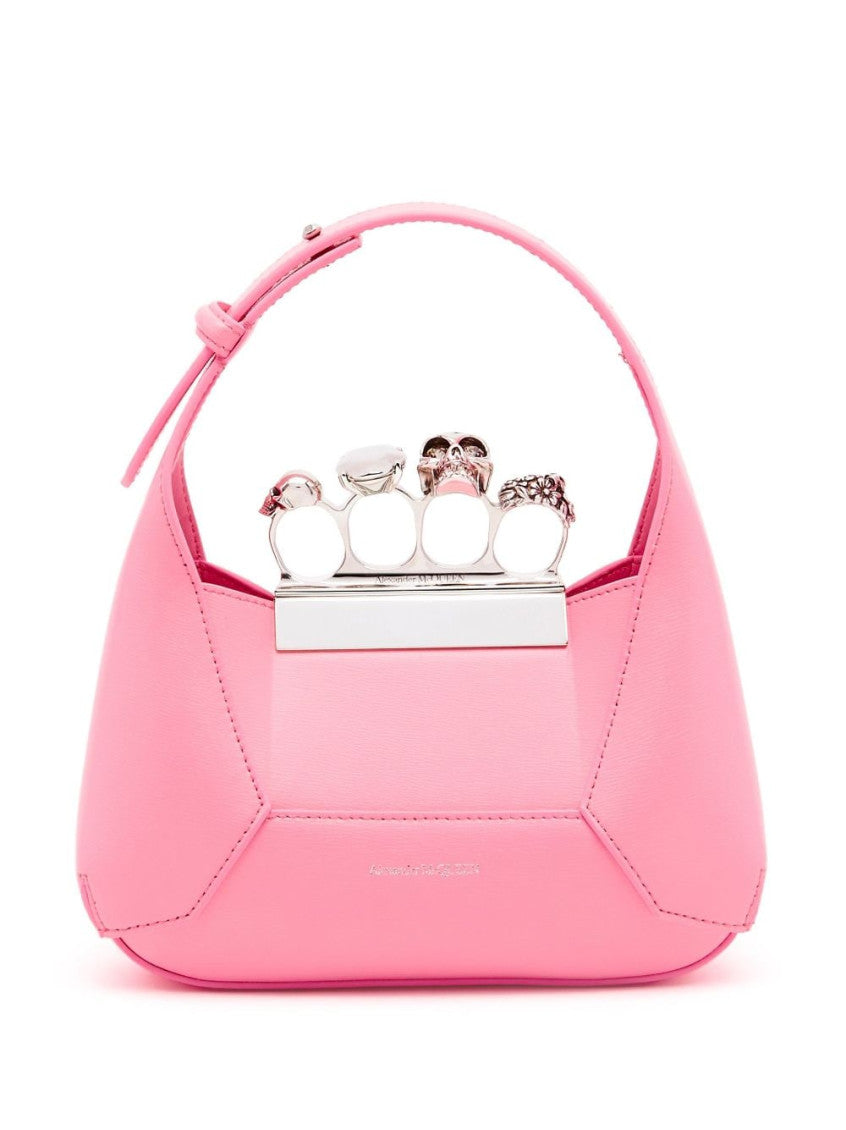 The Jewelled Hobo Mini leather shoulder bag 1