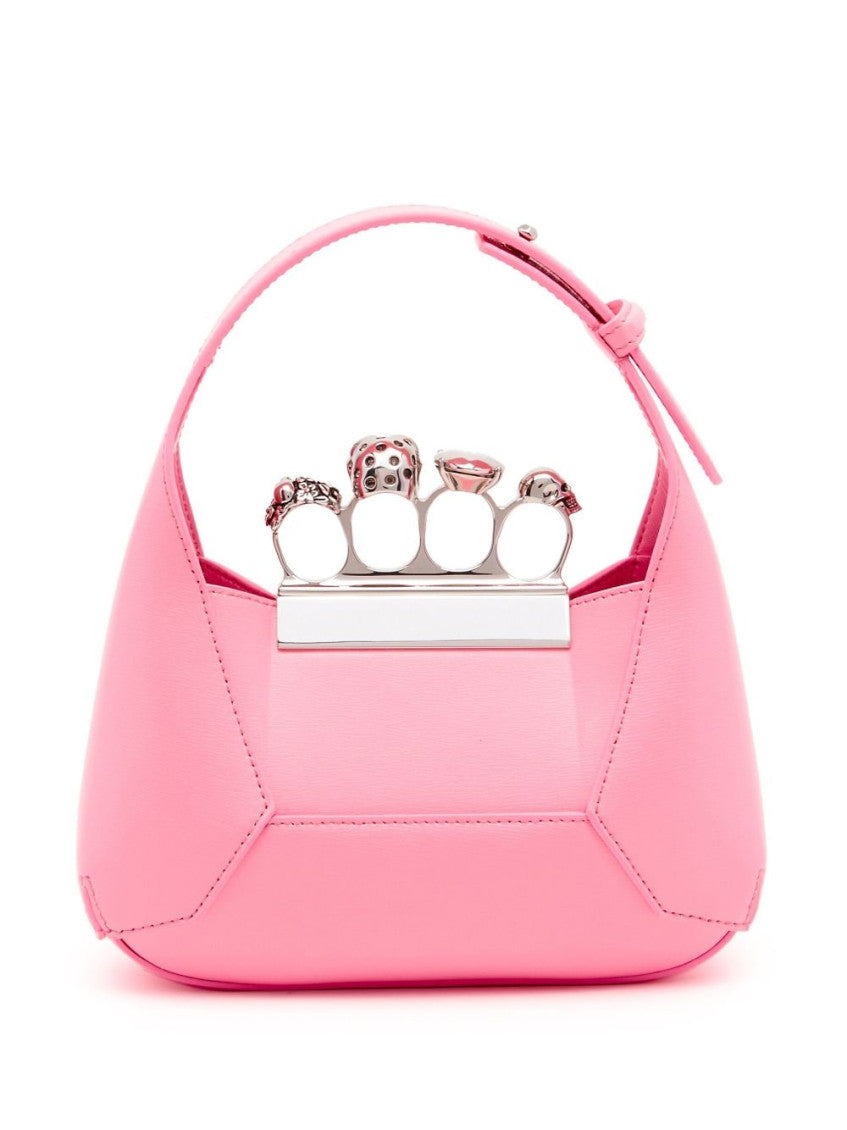 The Jewelled Hobo Mini leather shoulder bag 3