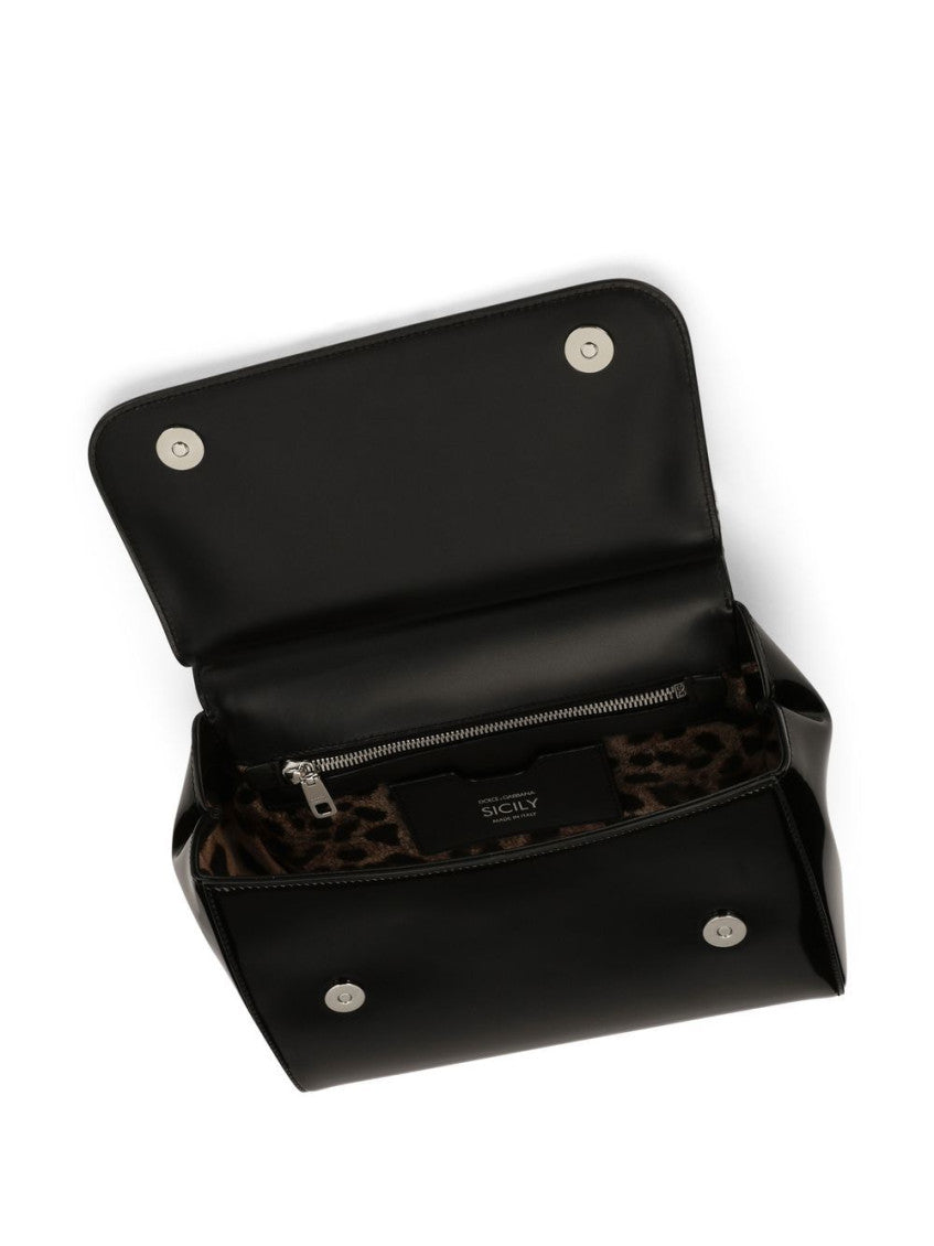 Black Sicily Large Satchel 3