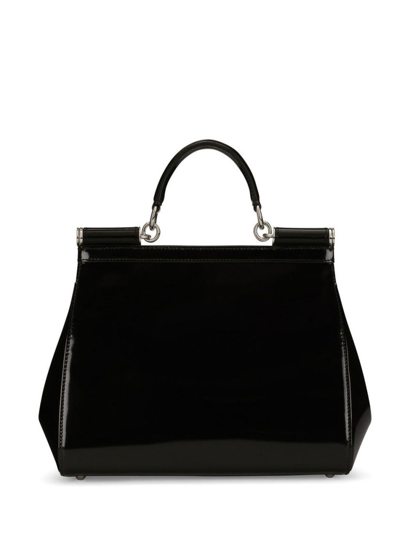 Black Sicily Large Satchel 5