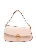 Peach Beige S-Wave Medium Shoulder Bag 1