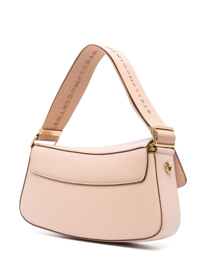 Peach Beige S-Wave Medium Shoulder Bag 3