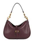 Maroon Pony Medium Shoulder Bag 1